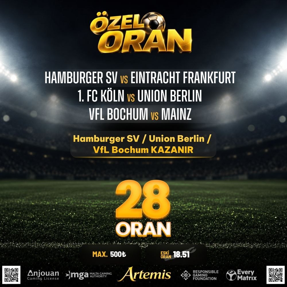 Artemisbet 28 oran özel oran