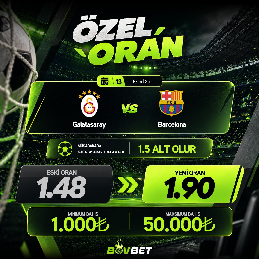 Bovbet 1,90 oran özel oran