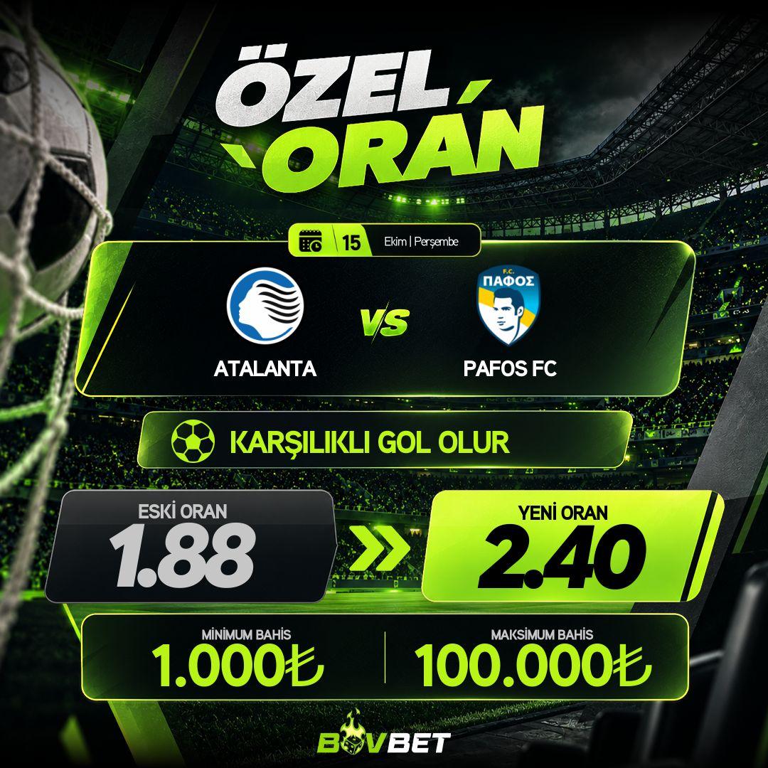 Bovbet 2,40 oran özel oran