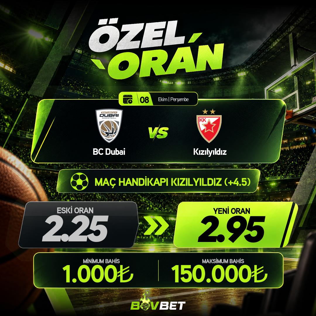 Bovbet 2,95 oran özel oran
