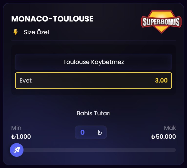 Bovbet 3 oran özel oran