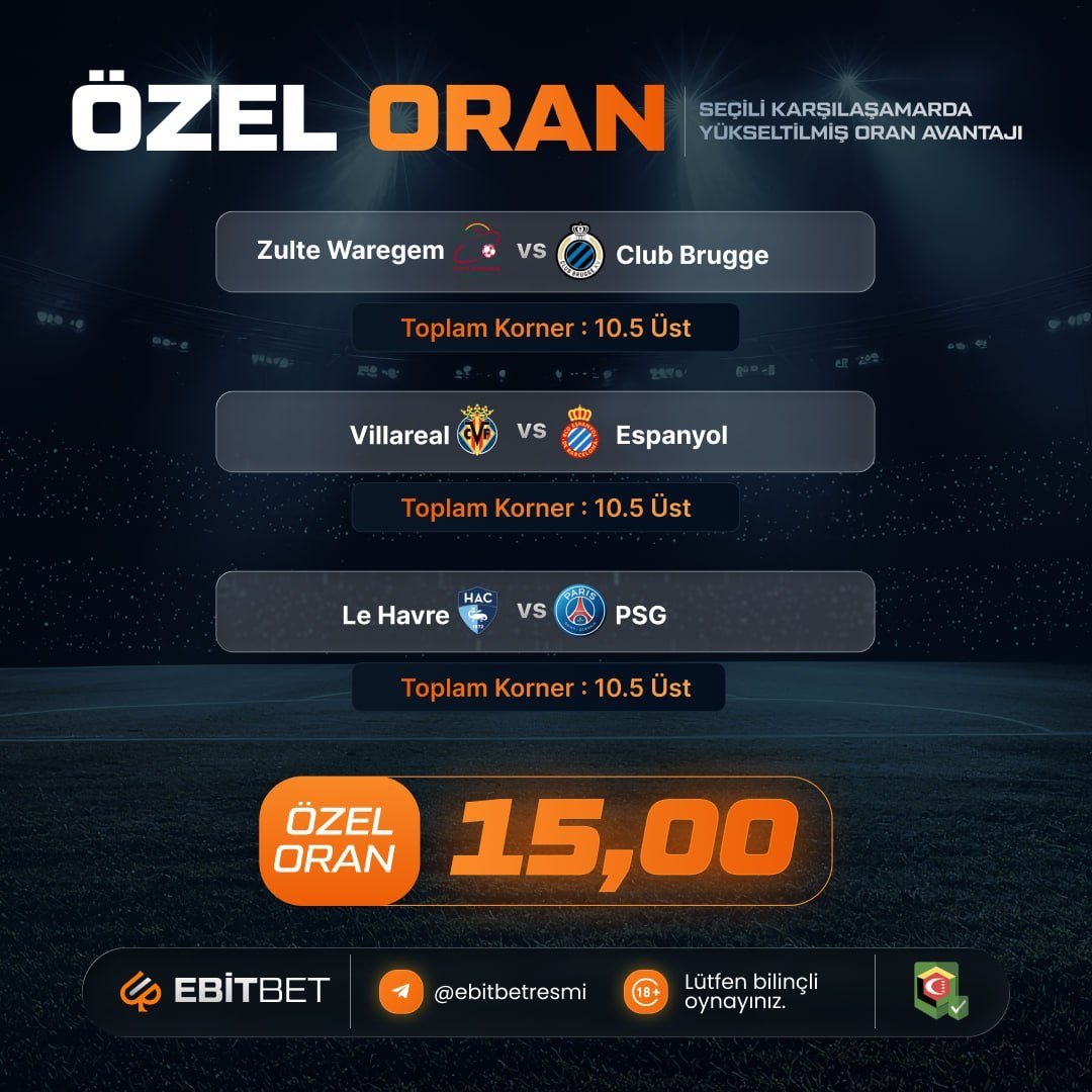 Ebitbet 15 oran özel oran