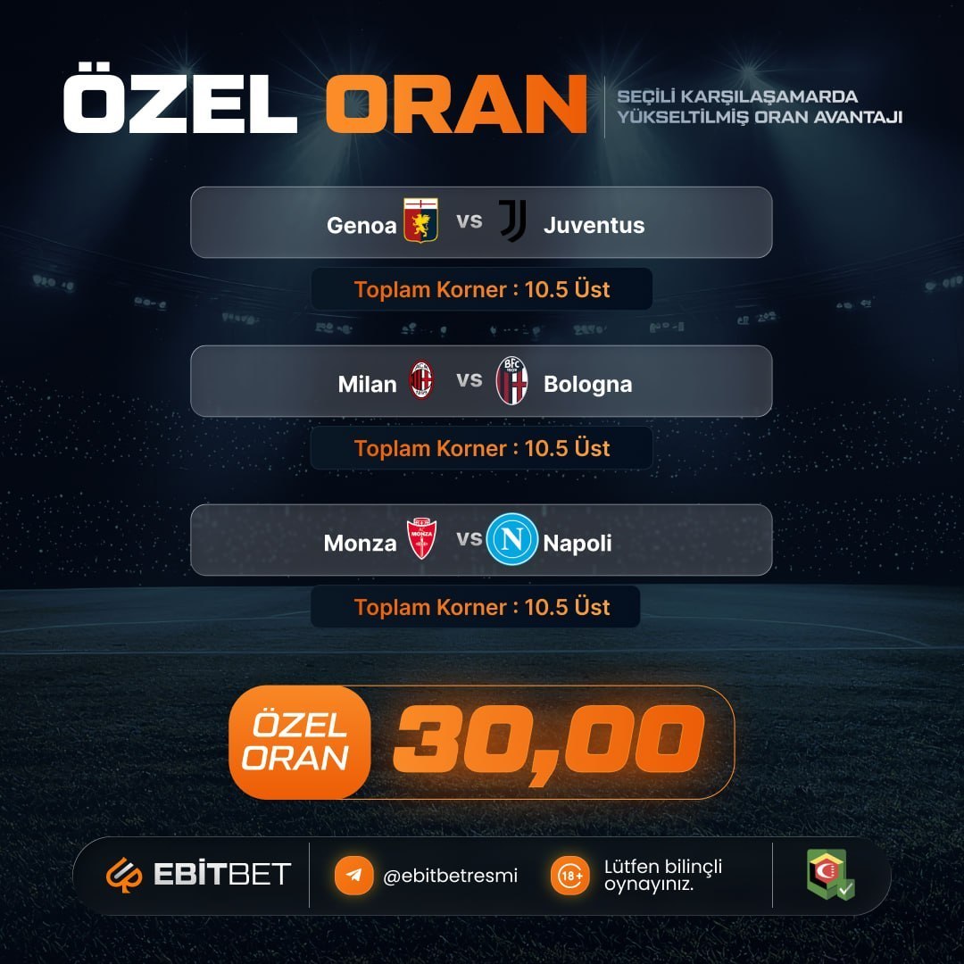 Ebitbet 30 oran özel oran