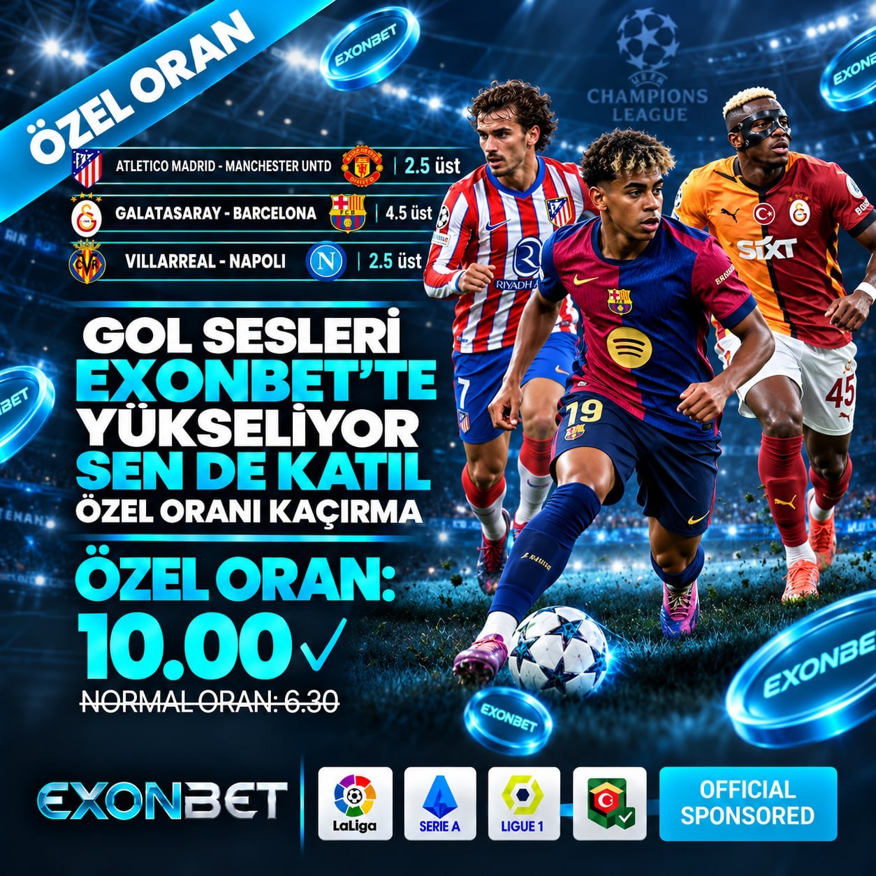 Exonbet 10 oran özel oran