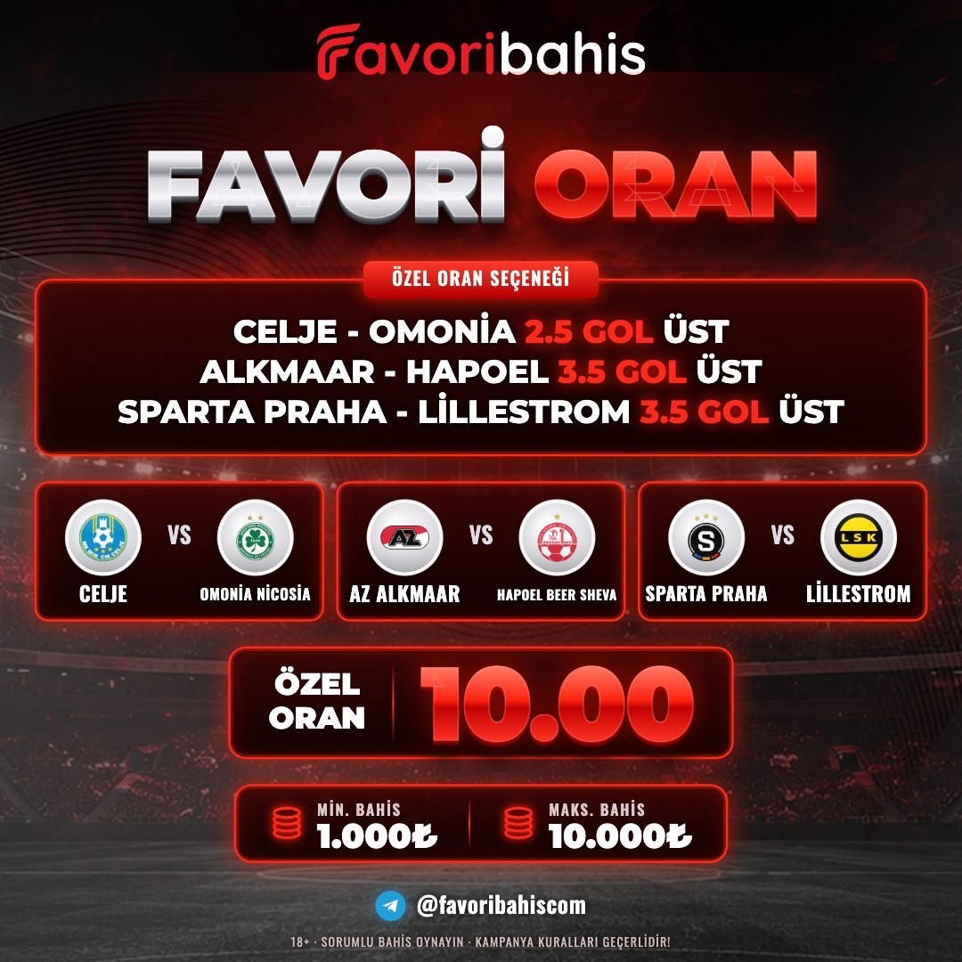 Favoribahis 10 oran özel oran