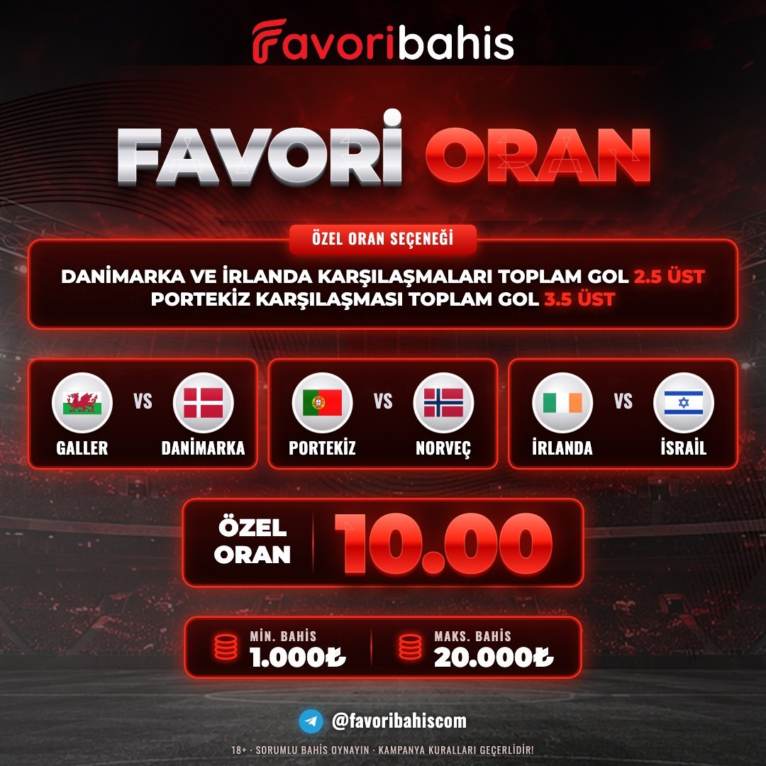 Favoribahis 10 oran özel oran