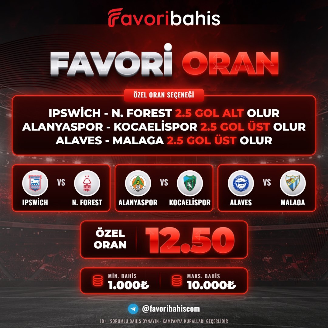 Favoribahis 12,50 oran özel oran