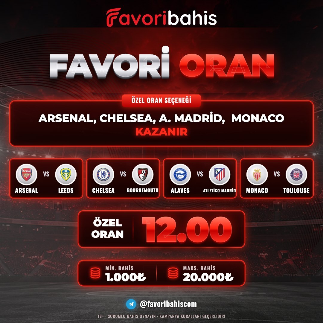 Favoribahis 12 oran özel oran