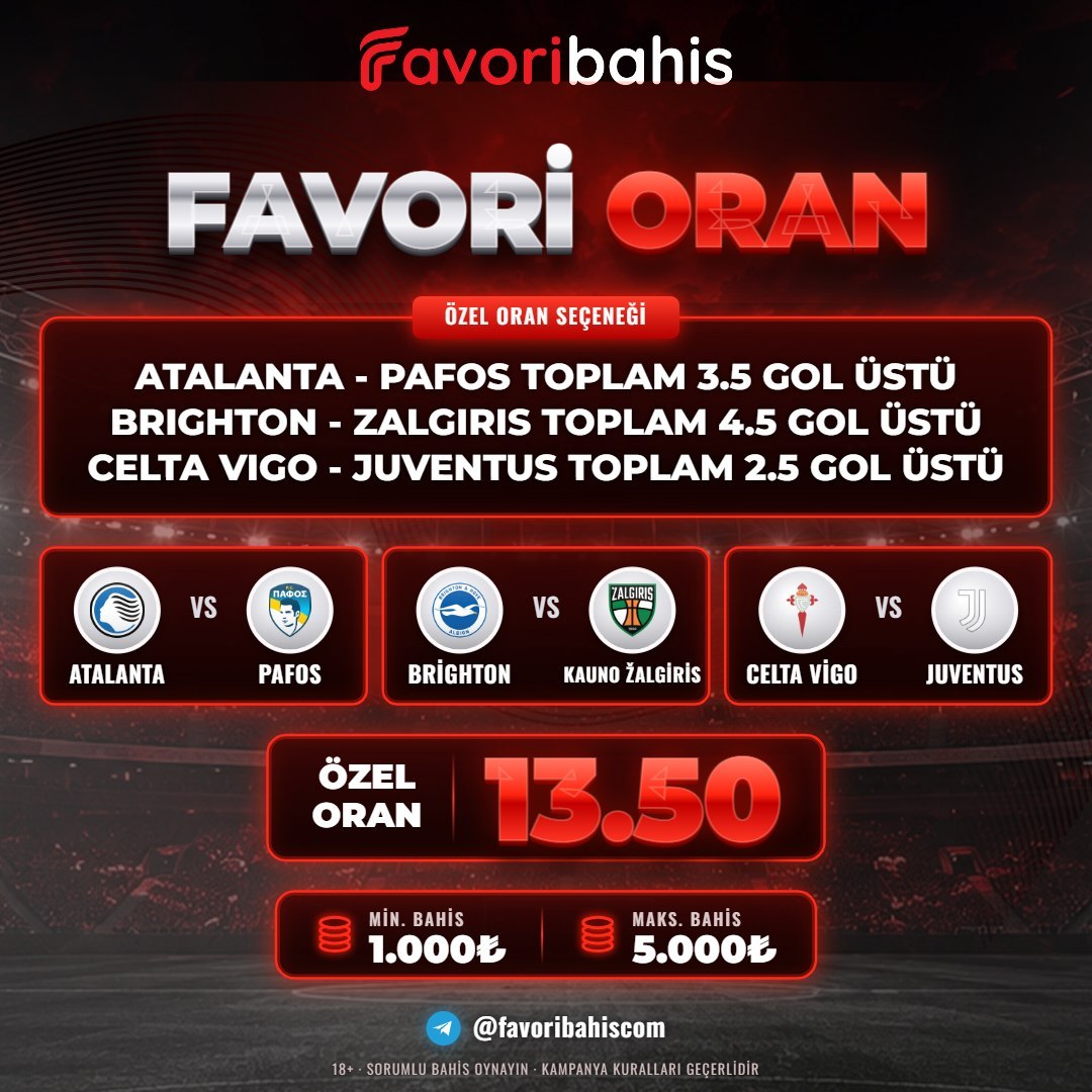 Favoribahis 13,50 oran özel oran