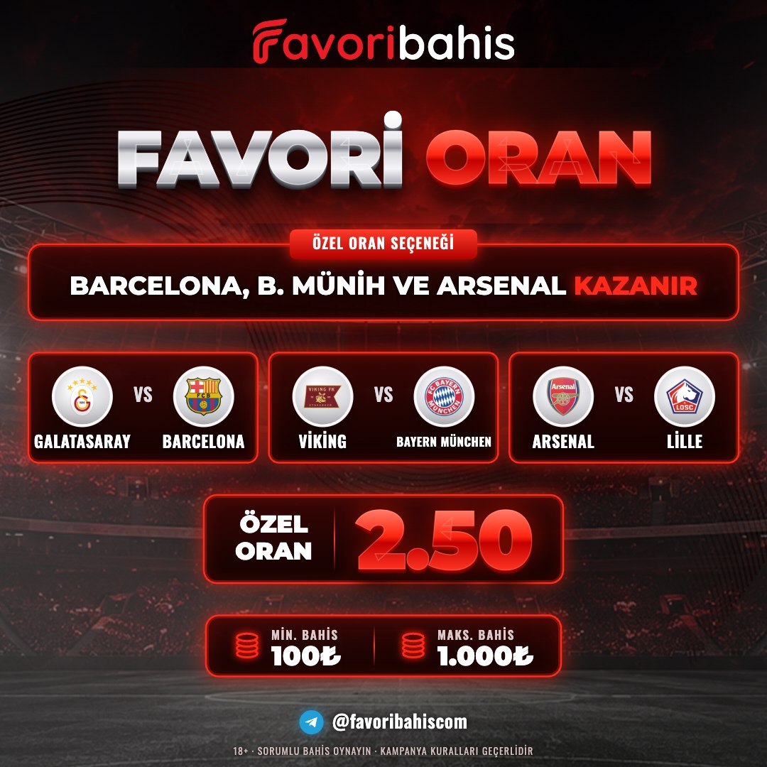 Favoribahis 2,50 oran özel oran
