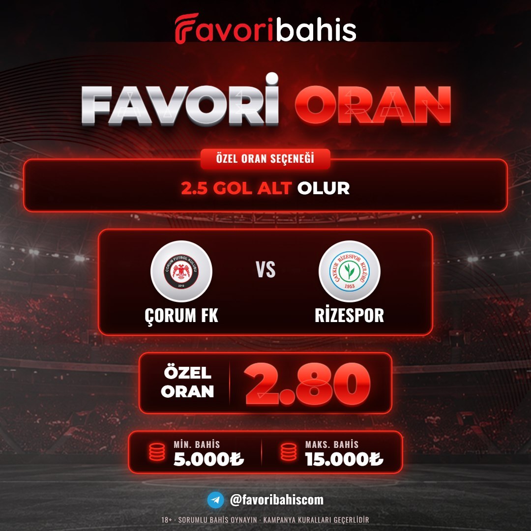 Favoribahis 2,80 oran özel oran