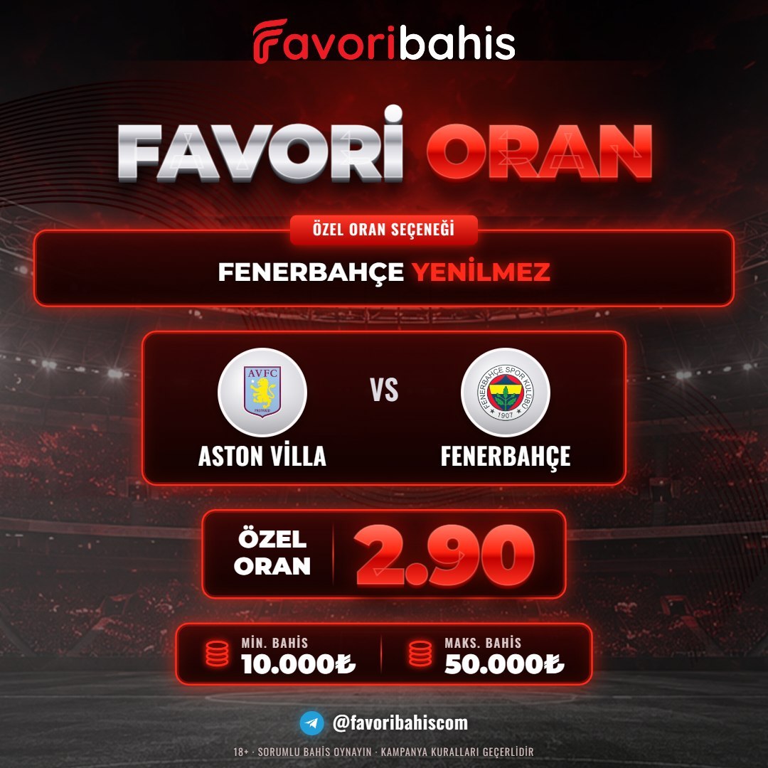 Favoribahis 2,90 oran özel oran