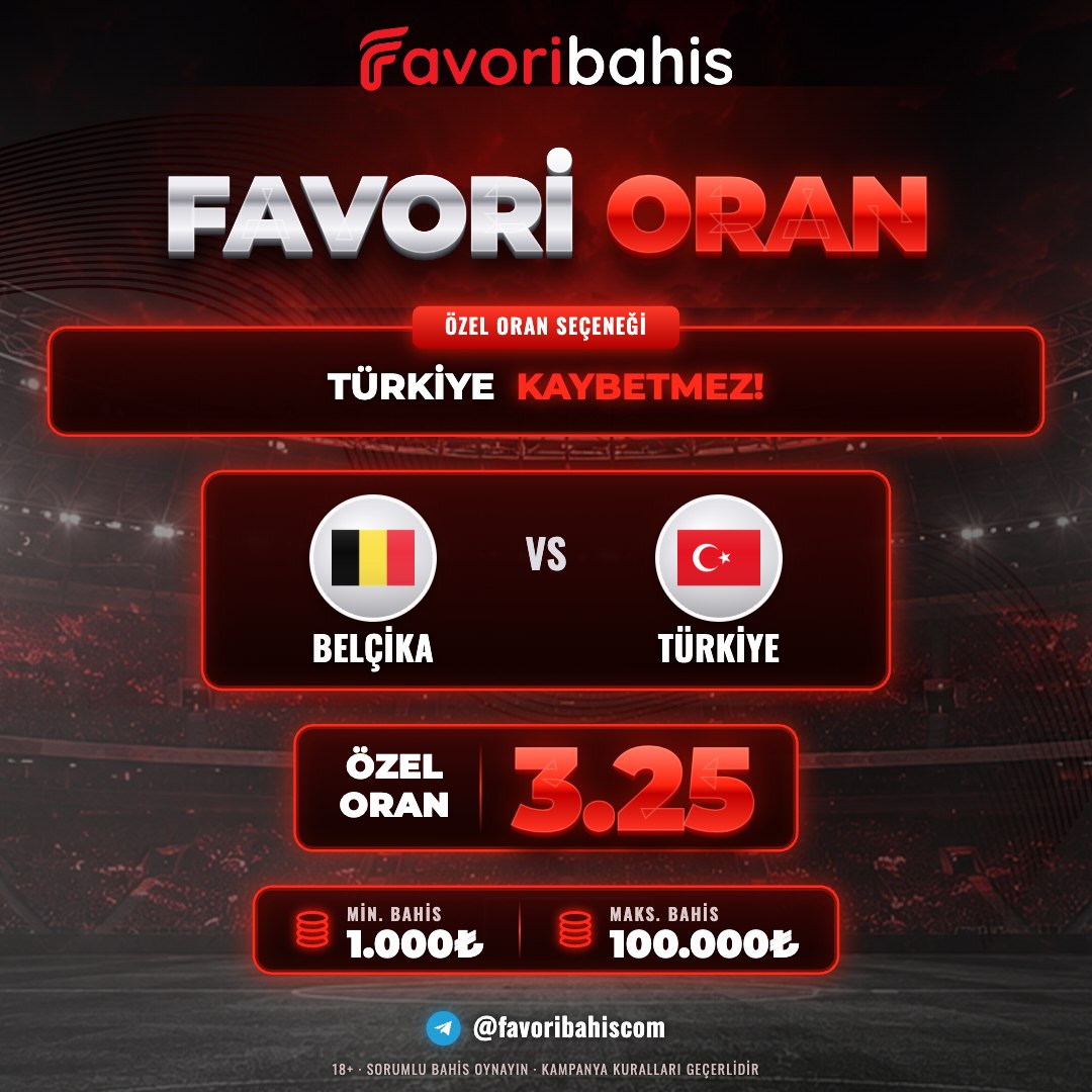 Favoribahis 3,25 oran özel oran