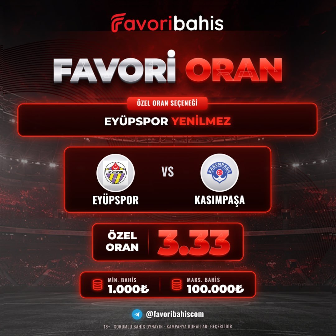 Favoribahis 3,33 oran özel oran