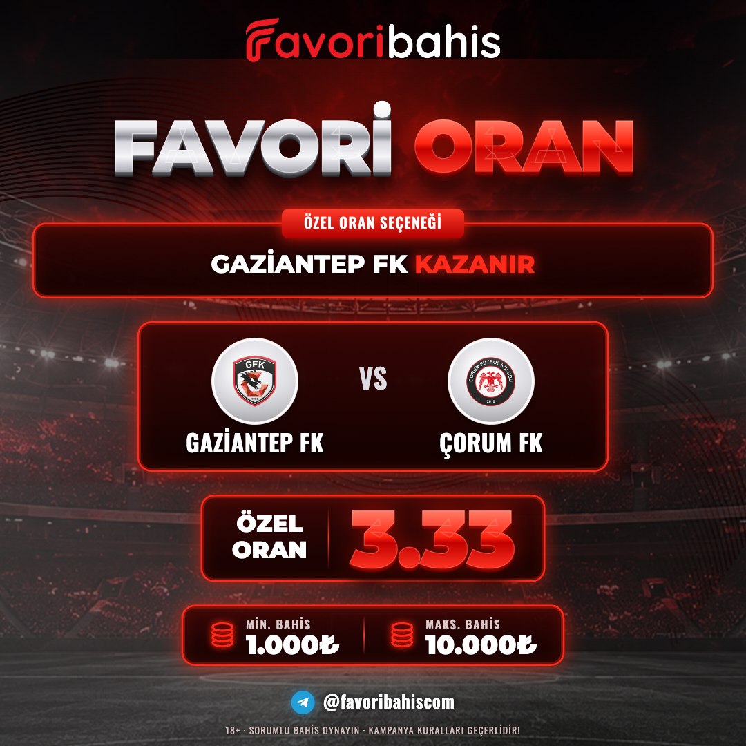 Favoribahis 3,33 oran özel oran