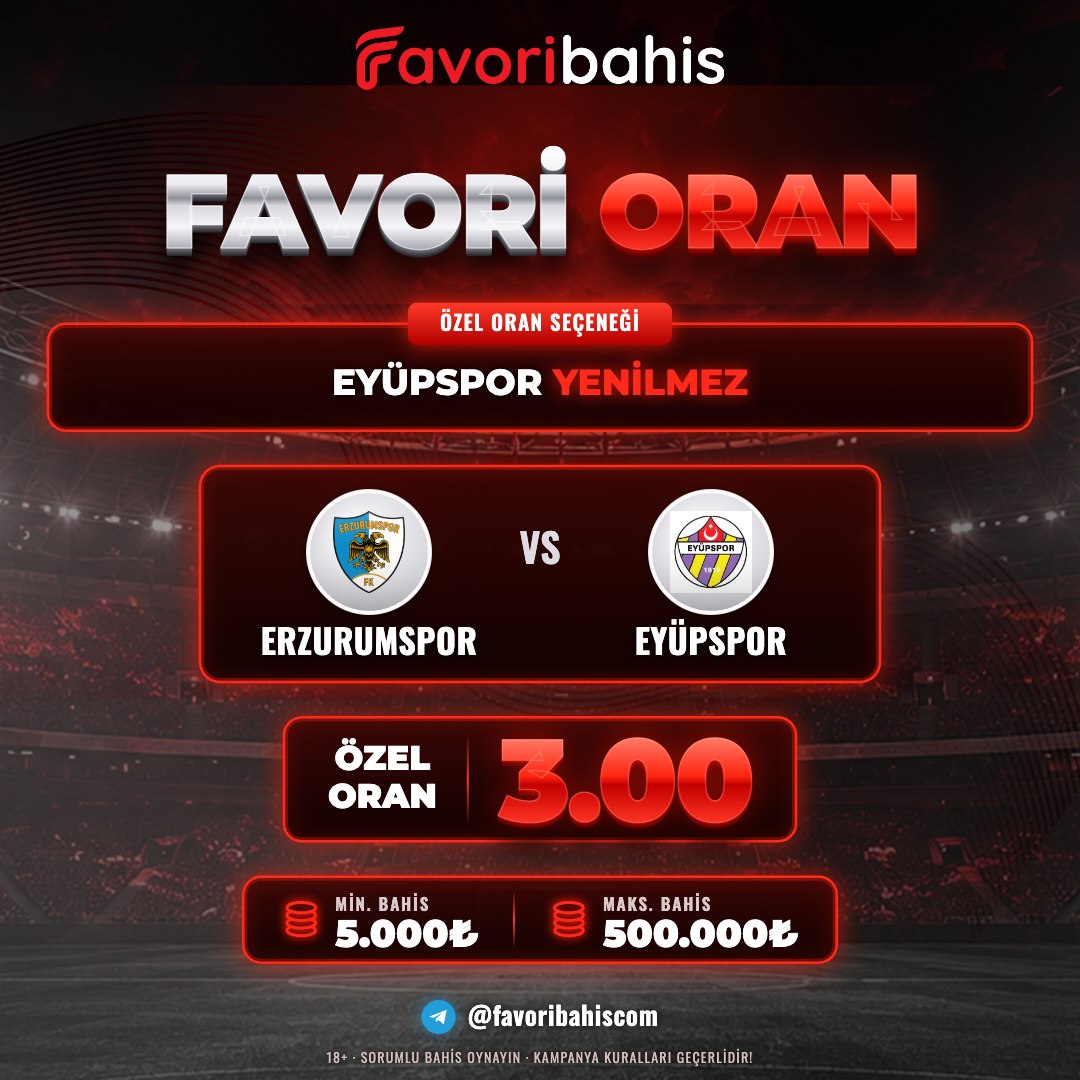 Favoribahis 3 oran özel oran