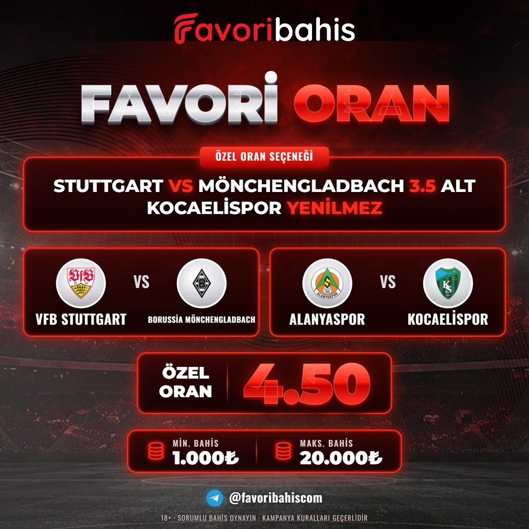 Favoribahis 4,50 oran özel oran