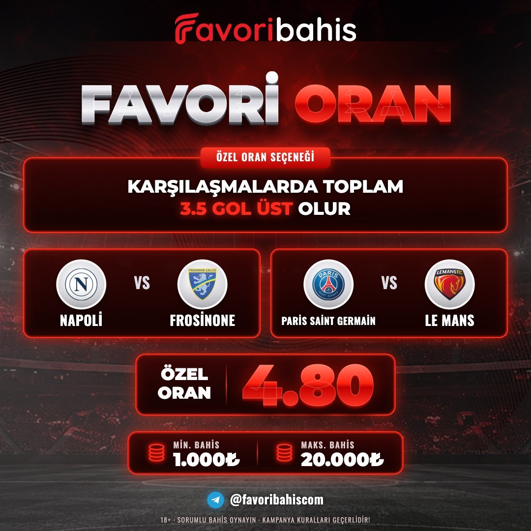 Favoribahis 4,80 oran özel oran