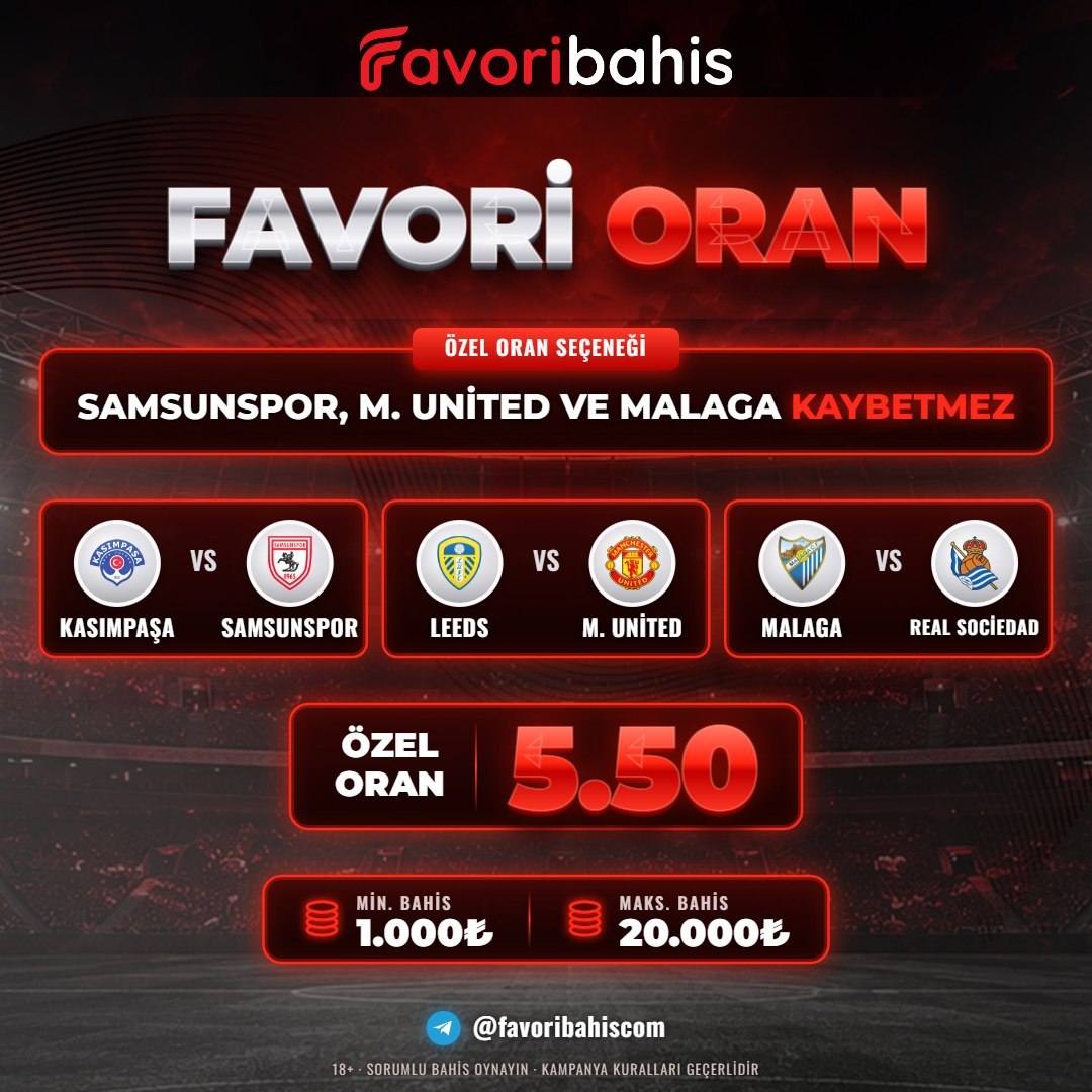 Favoribahis 5,50 oran özel oran