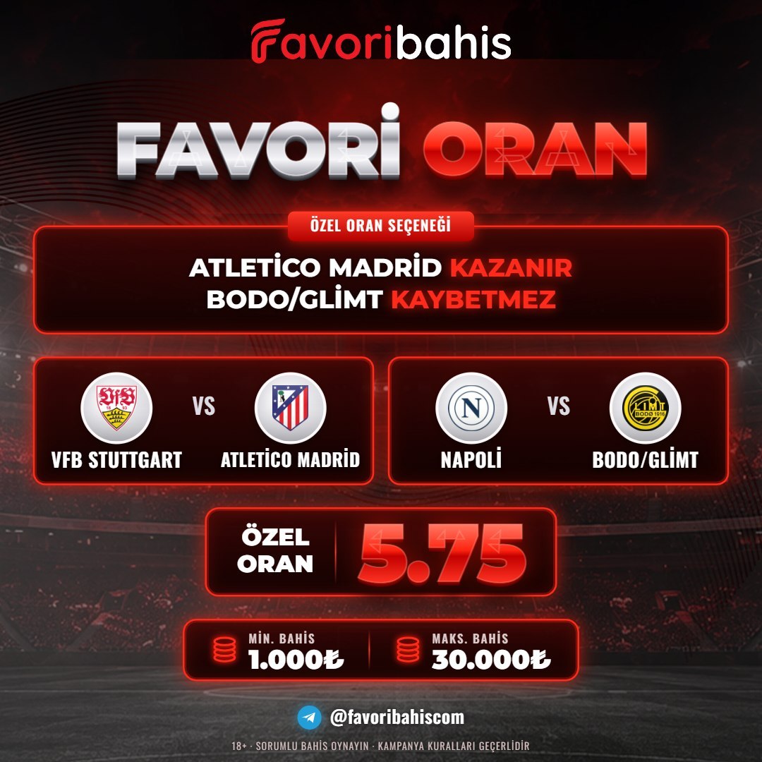 Favoribahis 5,75 oran özel oran