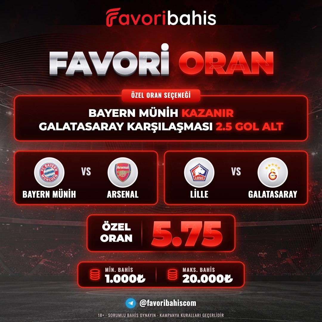 Favoribahis 5,75 oran özel oran