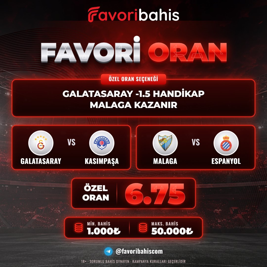Favoribahis 6,75 oran özel oran