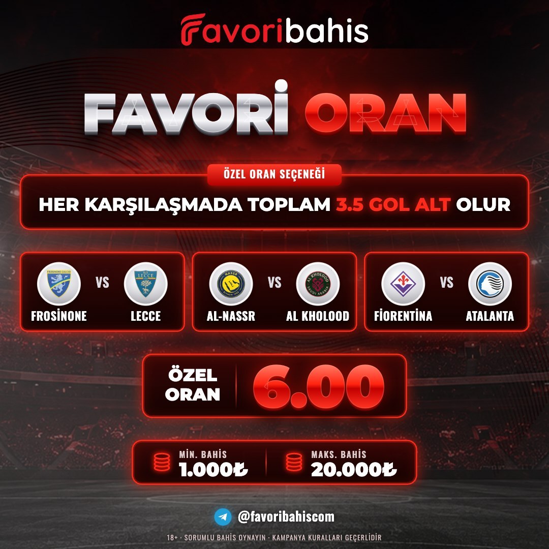 Favoribahis 6 oran özel oran