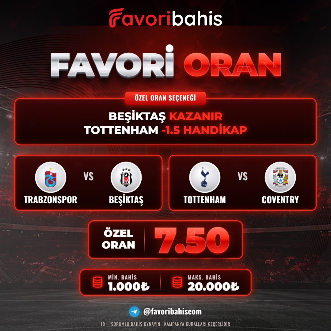 Favoribahis 7,50 oran özel oran