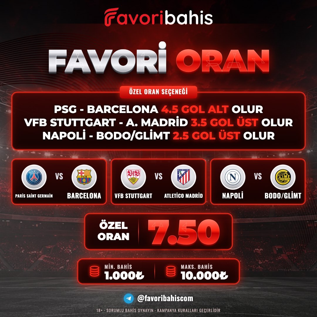 Favoribahis 7,50 oran özel oran