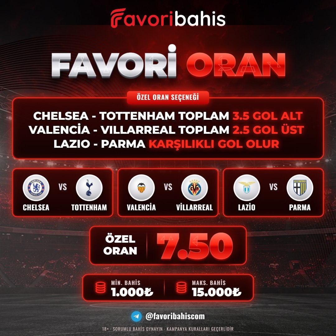 Favoribahis 7,50 oran özel oran