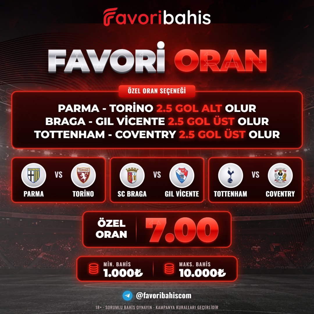 Favoribahis 7 oran özel oran