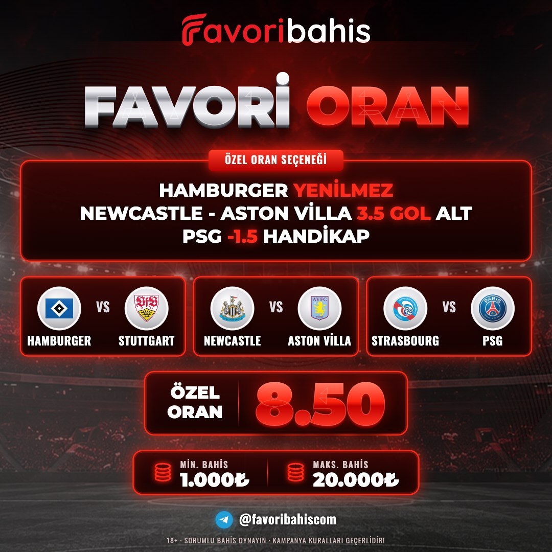Favoribahis 8,50 oran özel oran