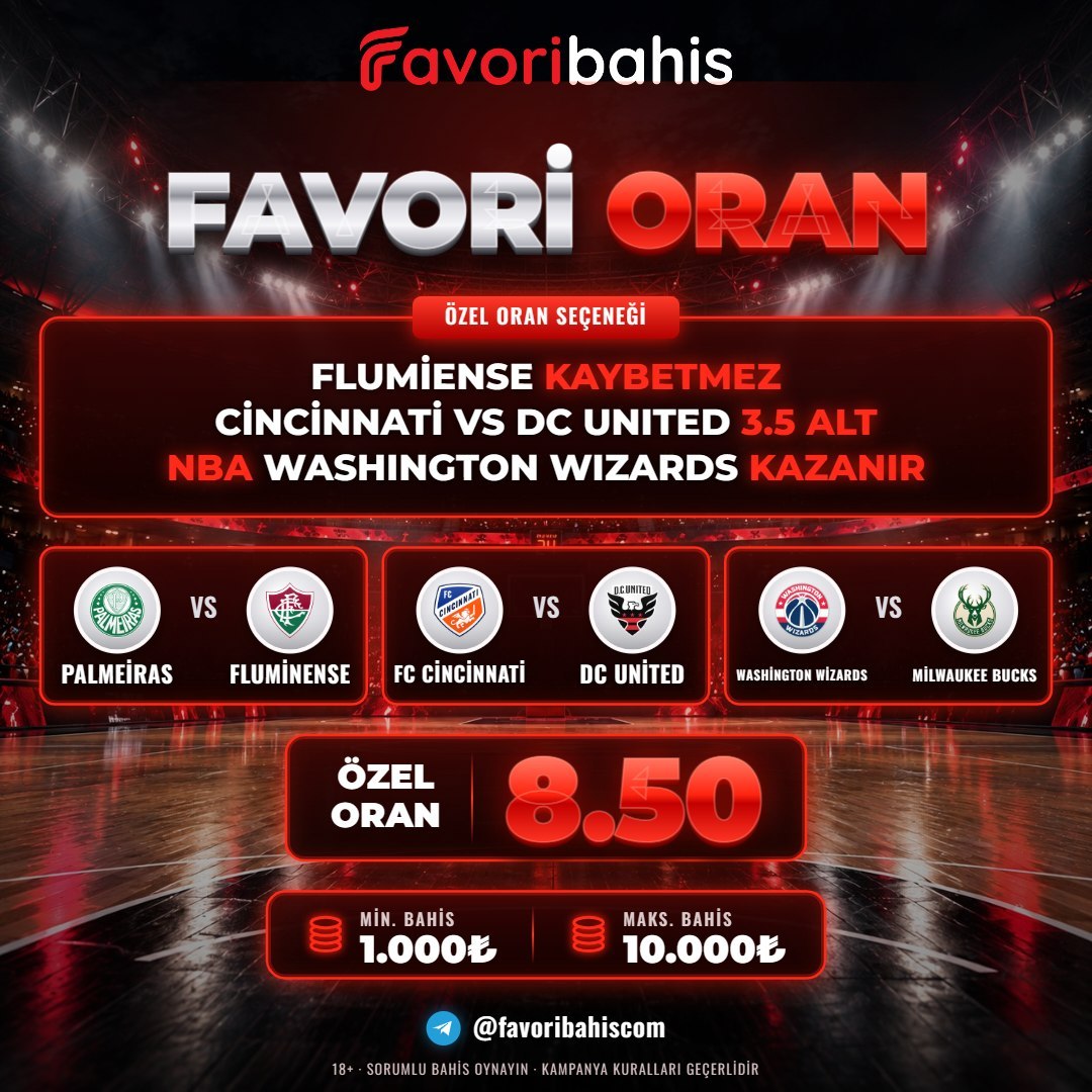 Favoribahis 8,50 oran özel oran
