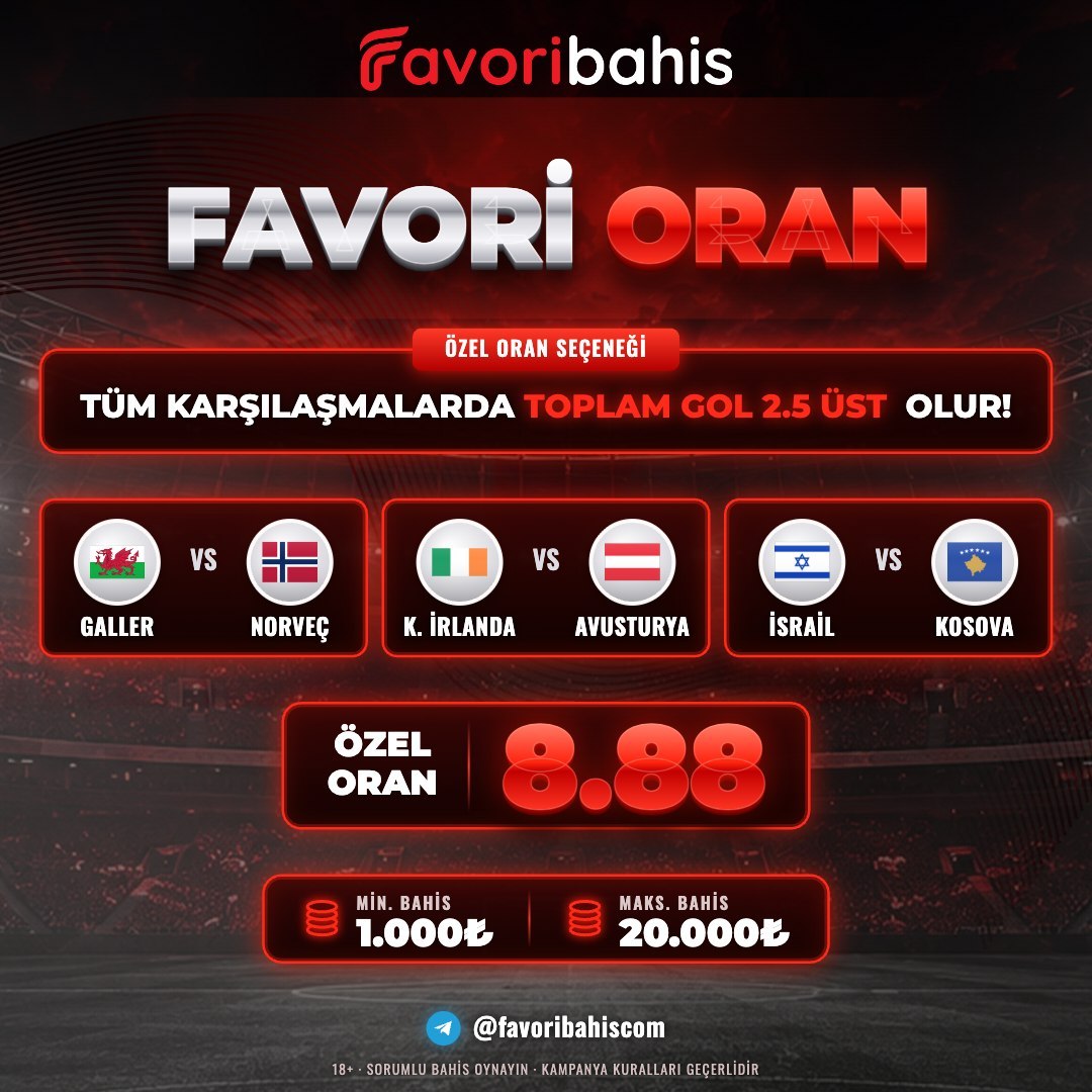 Favoribahis 8,88 oran özel oran