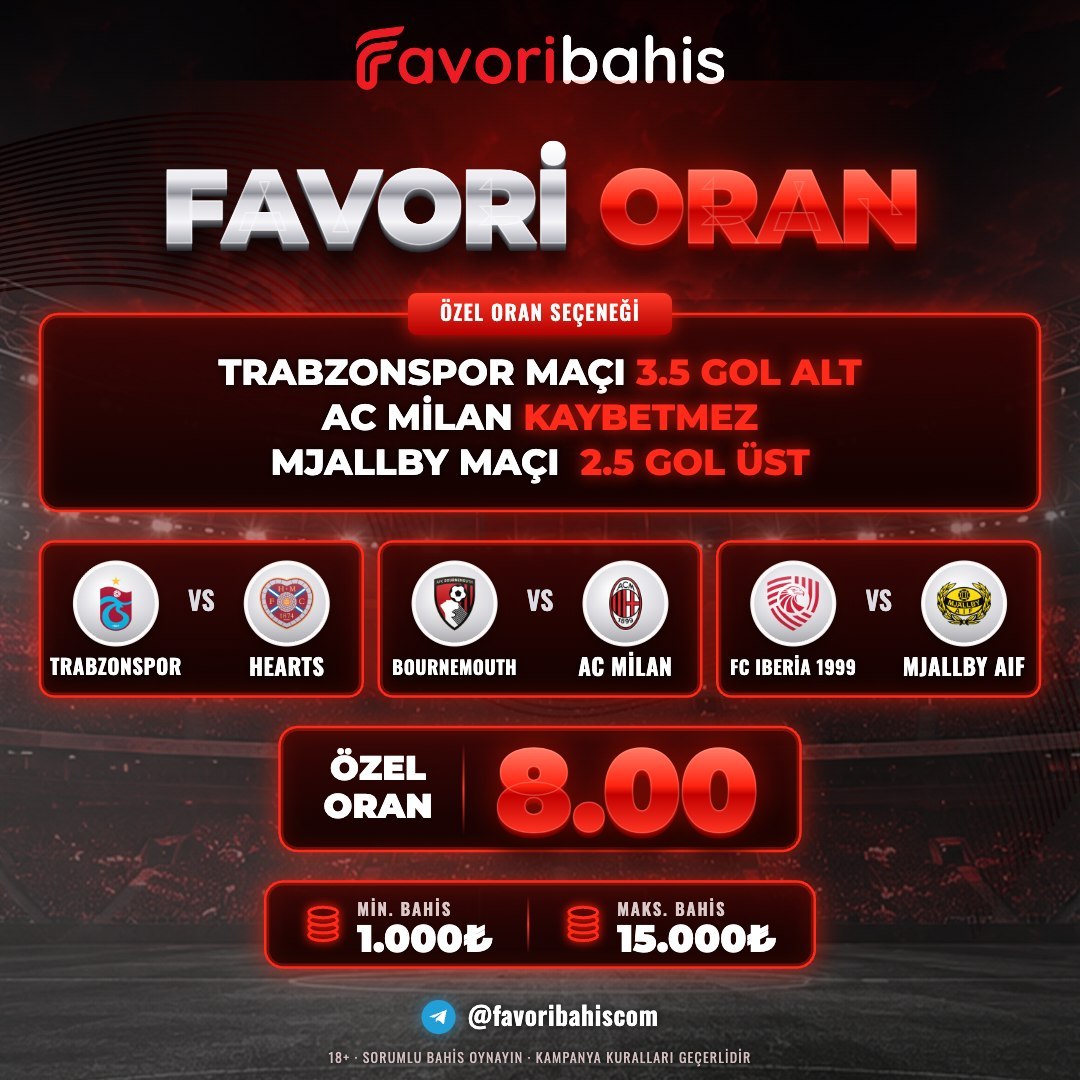 Favoribahis 8 oran özel oran