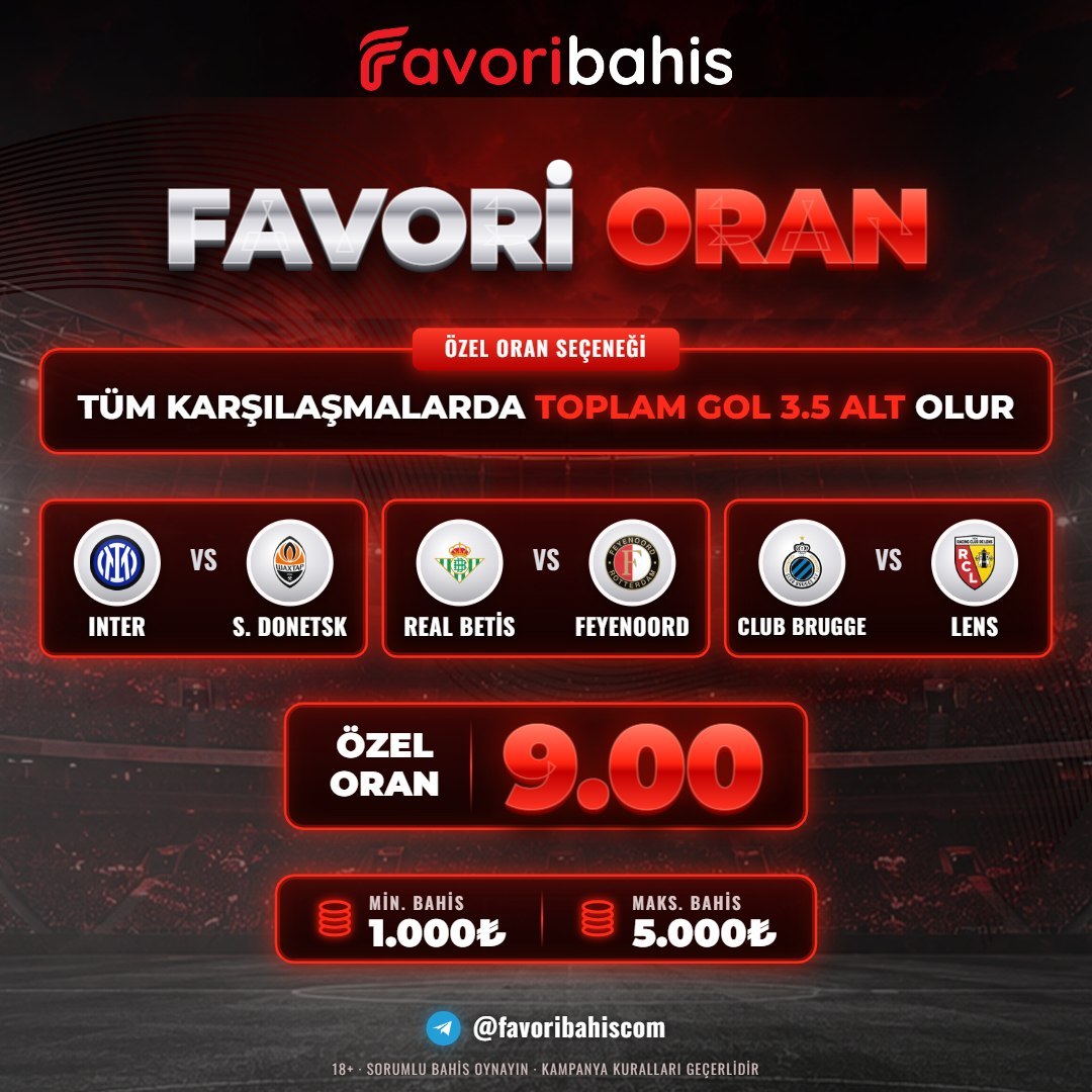 Favoribahis 9 oran özel oran