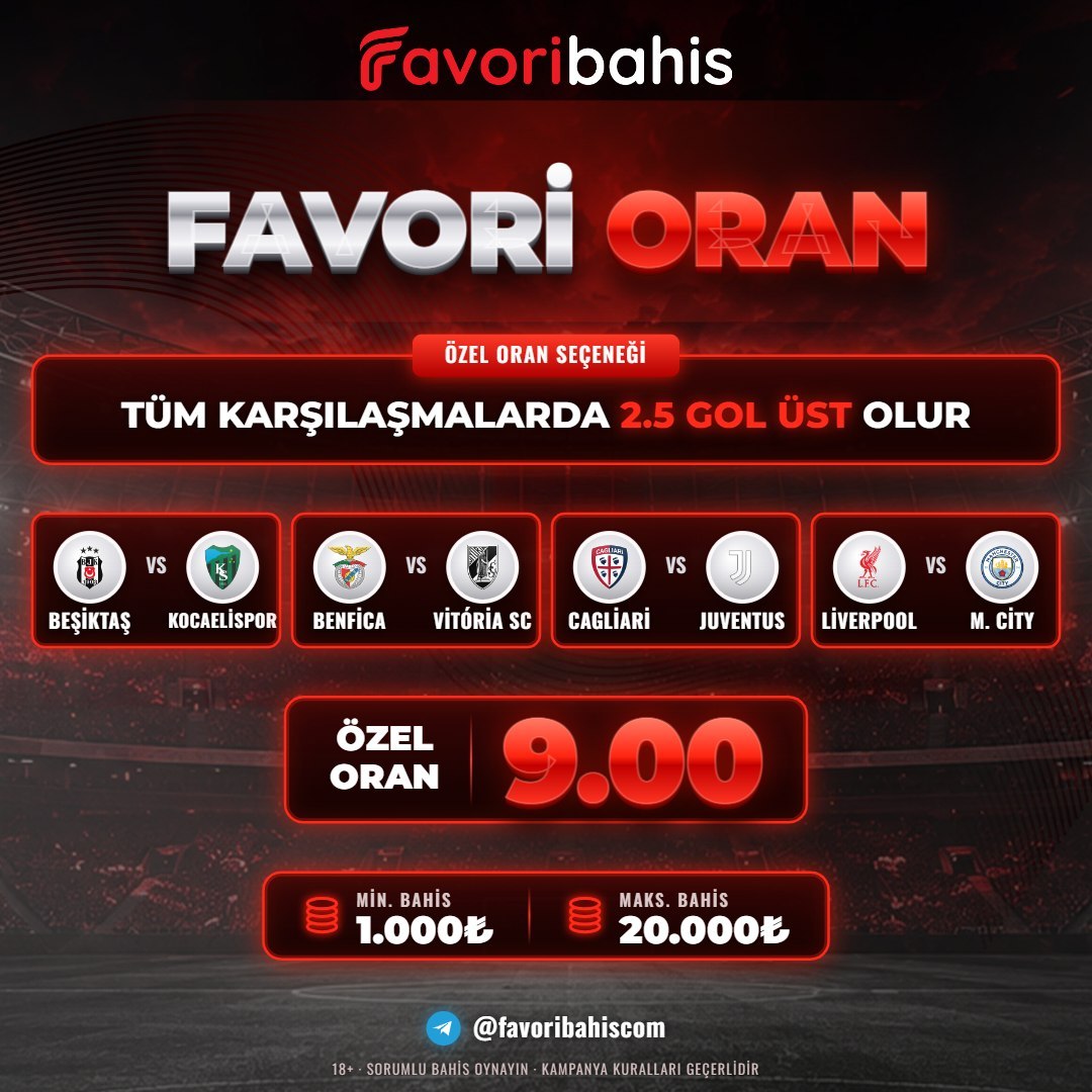 Favoribahis 9 oran özel oran