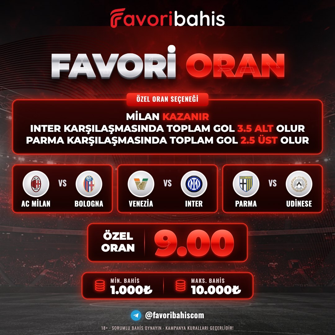 Favoribahis 9 oran özel oran