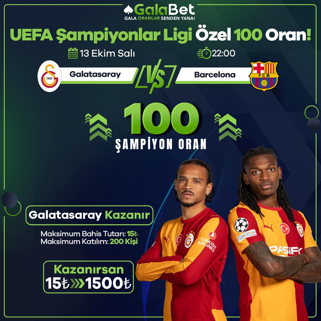Galabet 100 oran özel oran