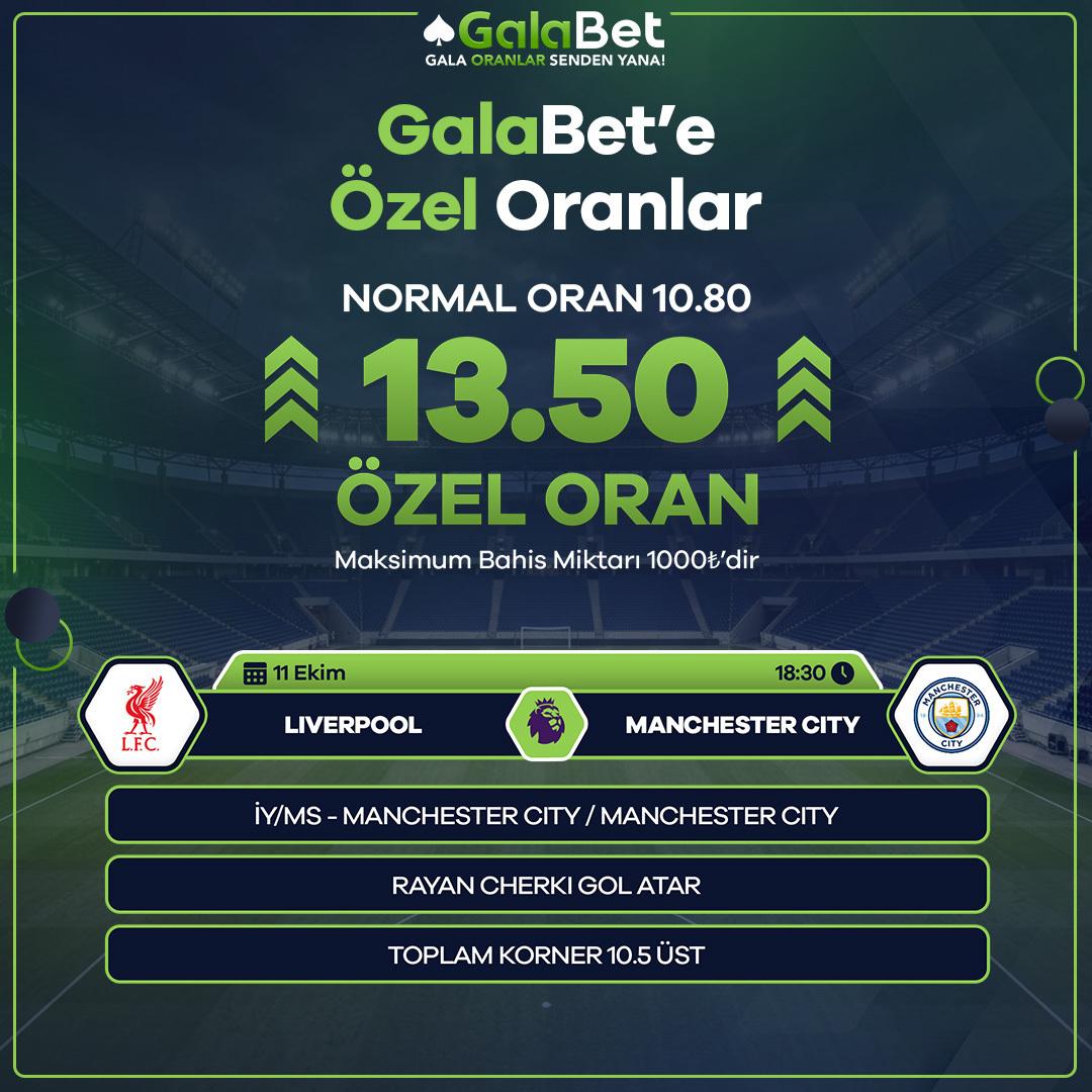Galabet 13,50 oran özel oran
