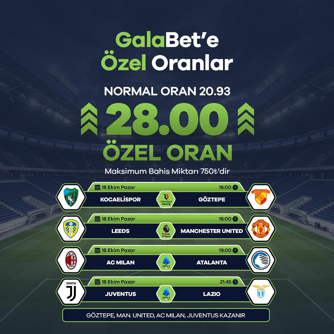 Galabet 28 oran özel oran