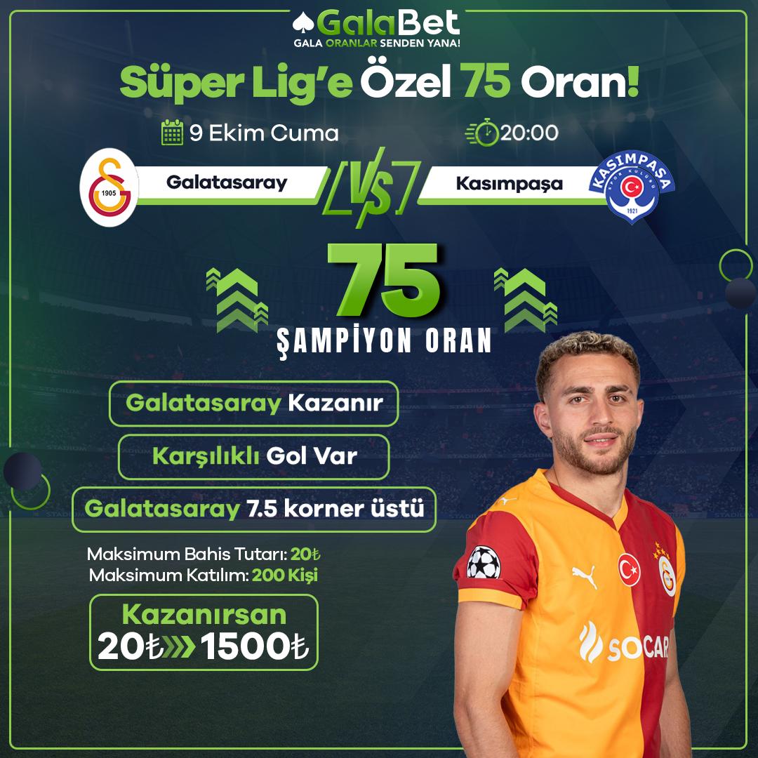Galabet 75 oran özel oran