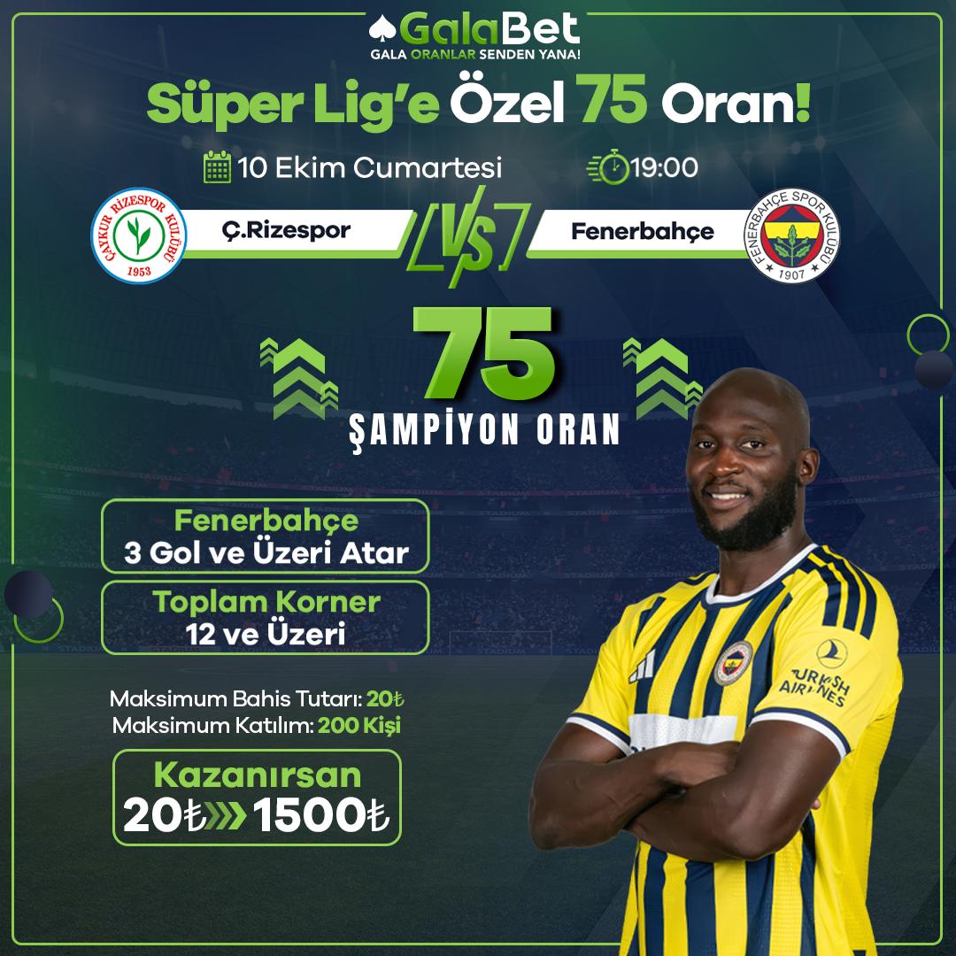 Galabet 75 oran özel oran