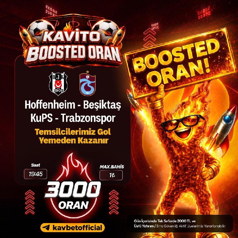 Kavbet 3.000 oran özel oran