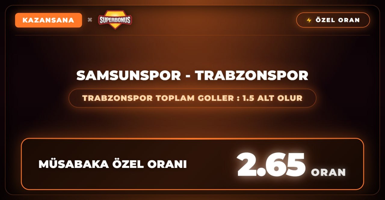 Kazansana 2,65 oran özel oran