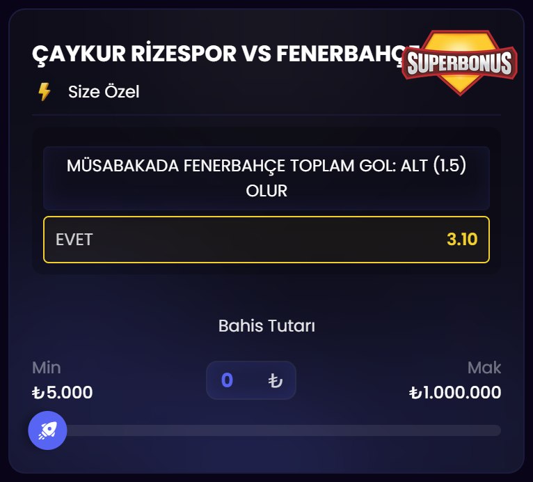 Kazansana 3,10 oran özel oran