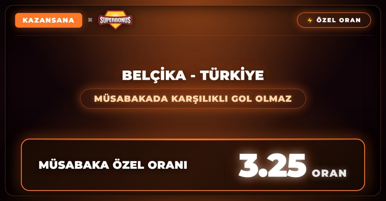 Kazansana 3,25 oran özel oran