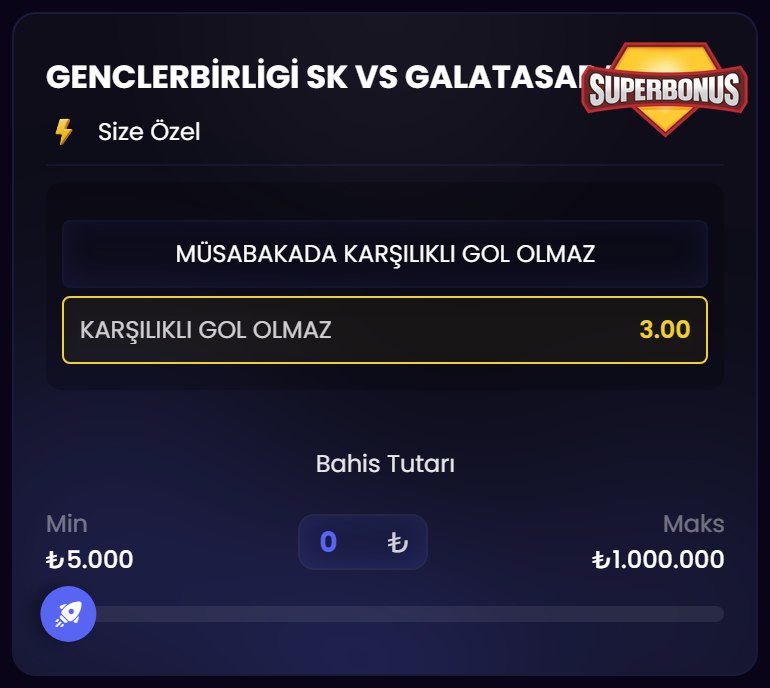 Kazansana 3 oran özel oran