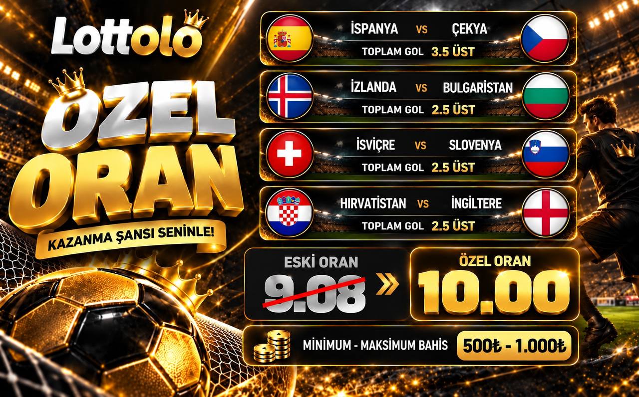 Lottolo 10 oran özel oran