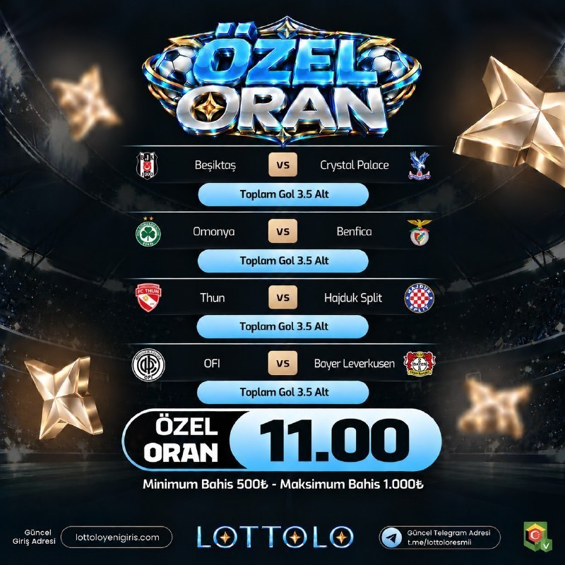 Lottolo 11 oran özel oran